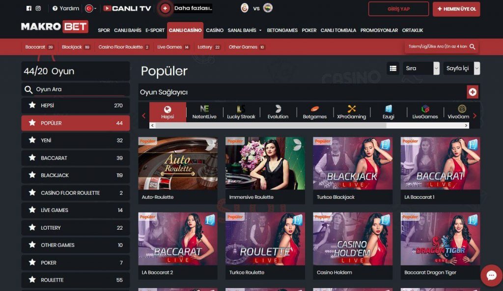 Macrobet Mevduat Seçenekleri